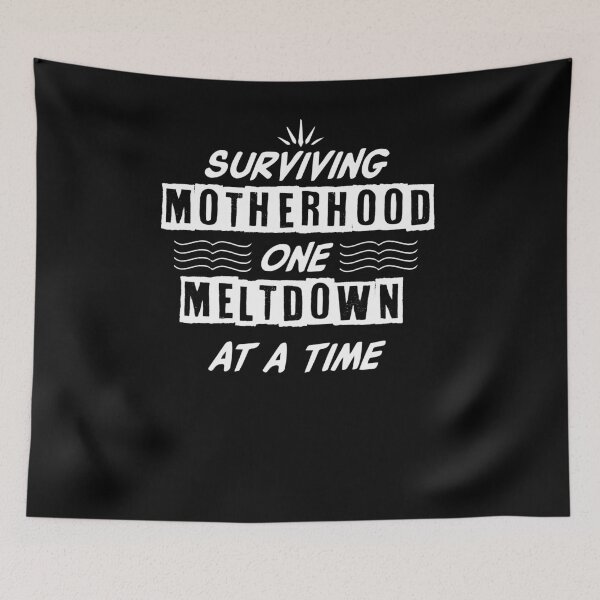 Item preview,  Surviving Motherhood One Meltdown At A Time, Surviving Motherhood Shirt, Motherhood Shirt, Mom Life Shirt, Motherhood, Toddler Mom Shirt designed and sold by Noussairox.