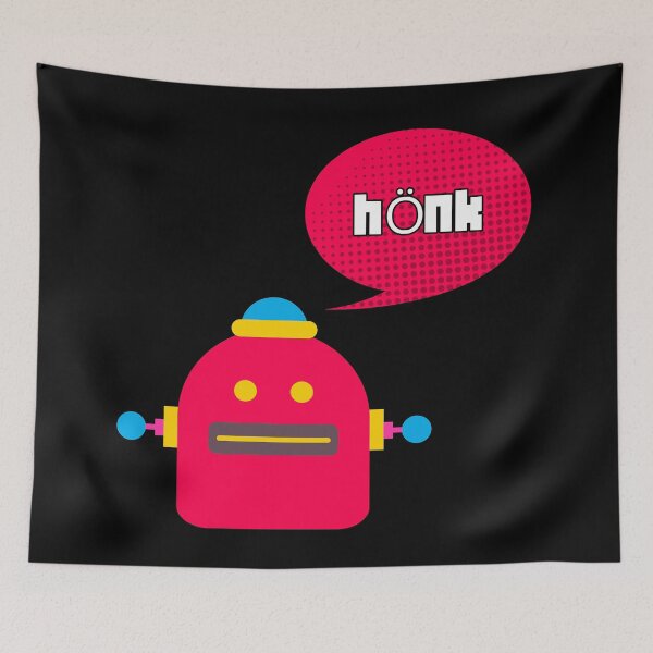 Item preview, Honk Robot Meme Speech Bubble designed and sold by at85productions.