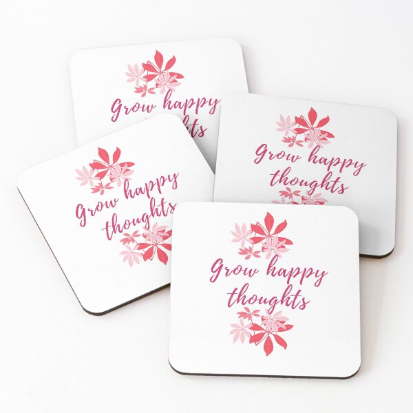 Item preview, Grow happy thoughts | Positive thinking | Positive affirmation designed and sold by TheSelfLoveClub.