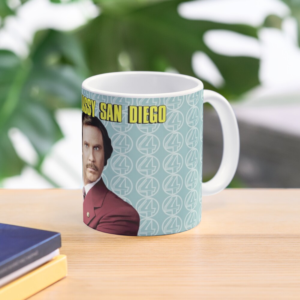 "You Stay Classy San Diego, Ron Burgundy - Anchorman" Coffee Mug By ...