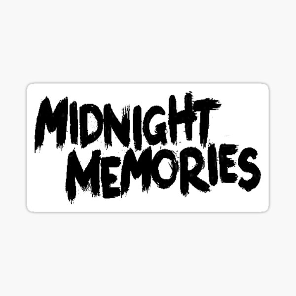 Midnight Memories Stickers for Sale | Redbubble