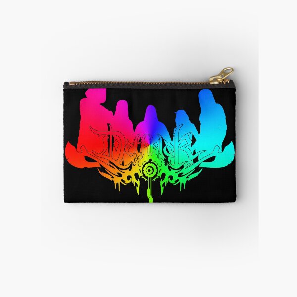 Item preview, Rainbow Dethklok Logo with Band Member Silhouette on Black designed and sold by gkillerb.