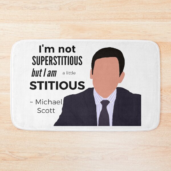 Item preview, Superstitious - Michael Scott - The Office (U.S.) designed and sold by jeannieripley.