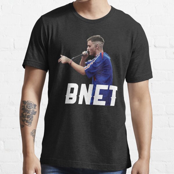 BNET Logo Retrato Blanco - Freestyle Master Series FMS Oficial Camiseta clásica Camiseta esencial
