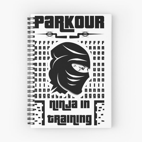 Item preview, Parkour-ninja in training in white designed and sold by opencage.