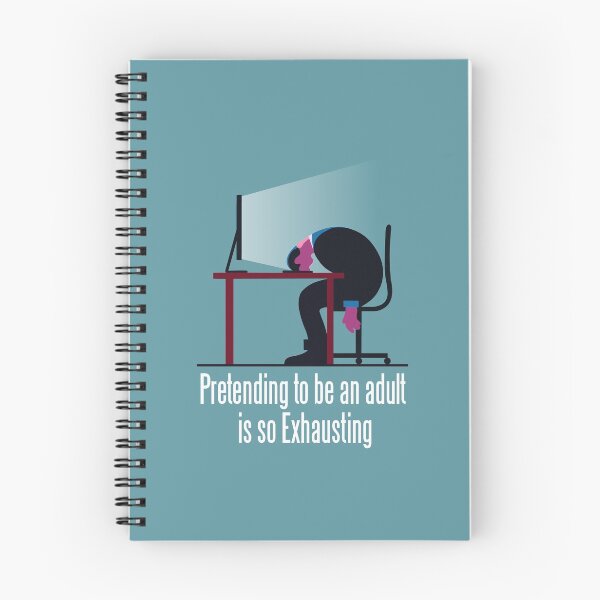 Item preview, Funny Quote Being an adult is so exhausting  designed and sold by FFelder.