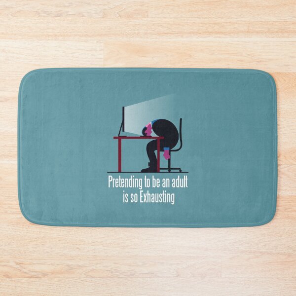 Item preview, Funny Quote Being an adult is so exhausting  designed and sold by FFelder.