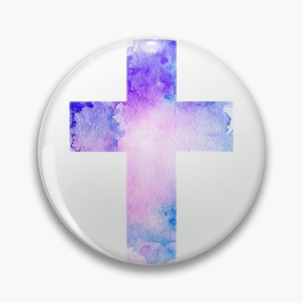 Item preview, Watercolor Cross designed and sold by Mads Made Designs.