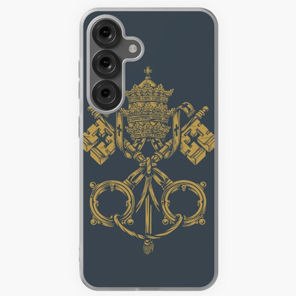 Item preview, Holy Keys Gold on Black Phone Case designed and sold by BaritusCatholic.