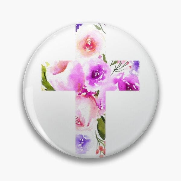 Item preview, Flower Cross designed and sold by Mads Made Designs.