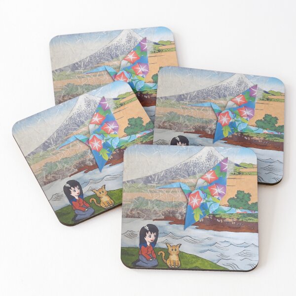 Item preview, Mount Fuji in Summer kawaii girl designed and sold by CuisineCat.
