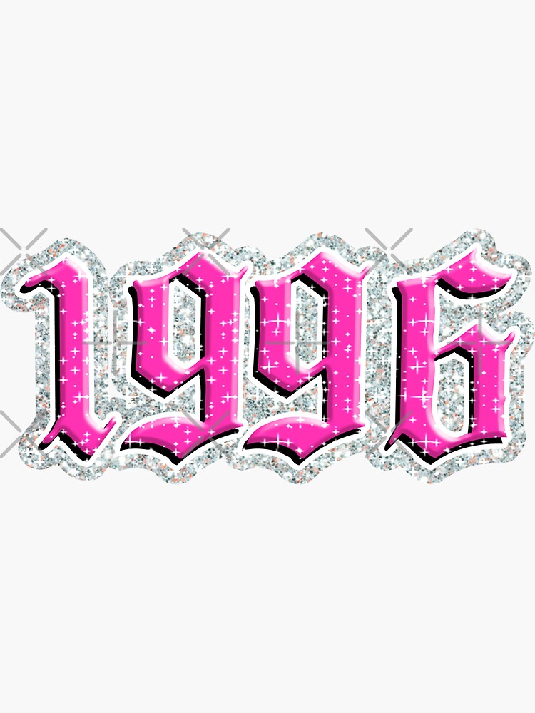 1996 Blingee Sticker For Sale By Discostickers Redbubble
