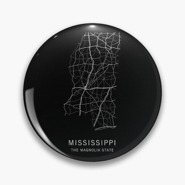 Artikelvorschau, Mississippi State Road Map entworfen und verkauft von clarkstpress.