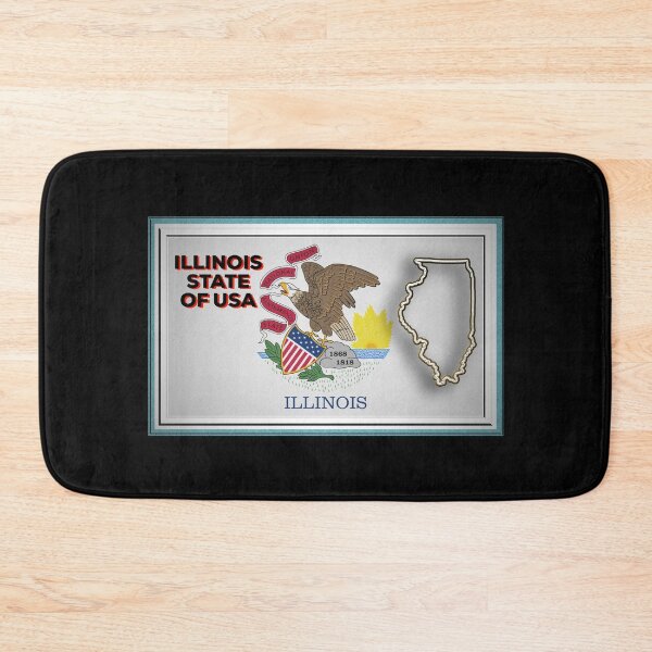 Item preview, Illinois State of The USA designed and sold by IBMClothing.