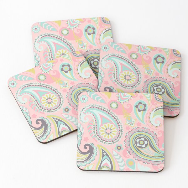 Artikelvorschau, Rosa Paisley entworfen und verkauft von heartlocked.