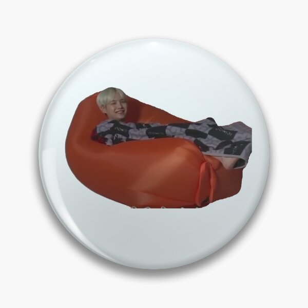 Item preview, Suga laughing at Jungkook in Inflatable Bed designed and sold by JayElizabeth.