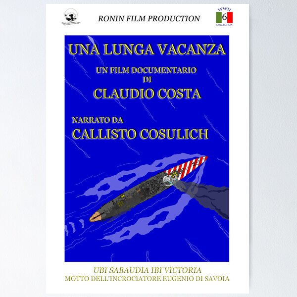 Item preview, MOVIE POSTER 13 "UNA LUNGA VACANZA" designed and sold by CLAUDIO COSTA.