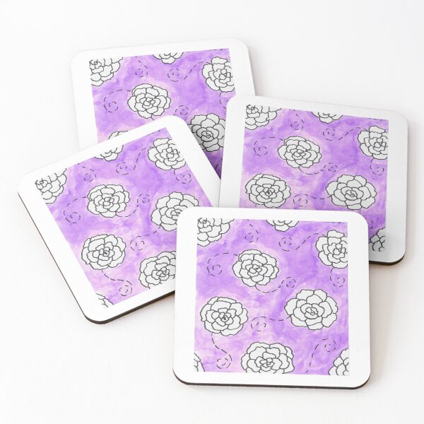 Item preview, Watercolor Purple Rose designed and sold by Sonali Schroder.