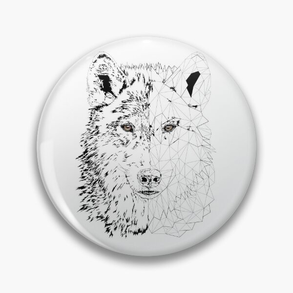 Item preview, Geometric wolf designed and sold by VegaPlc.