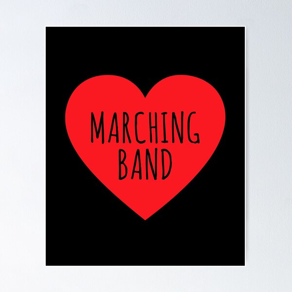 Item preview, I Love Marching Band Heart  designed and sold by Vanover Designs.