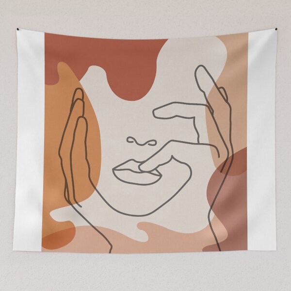 Item preview, COLOR BLOCK LINE FACES designed and sold by millamix.