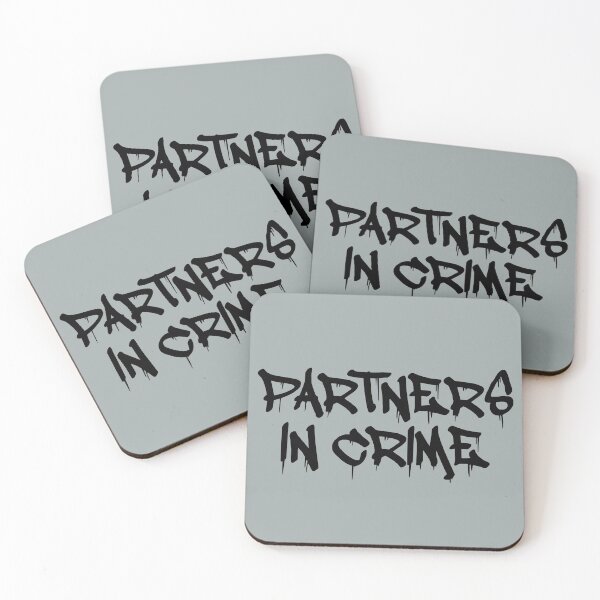 Item preview, Partners In Crime - Best Friends Gift designed and sold by PandaPope.