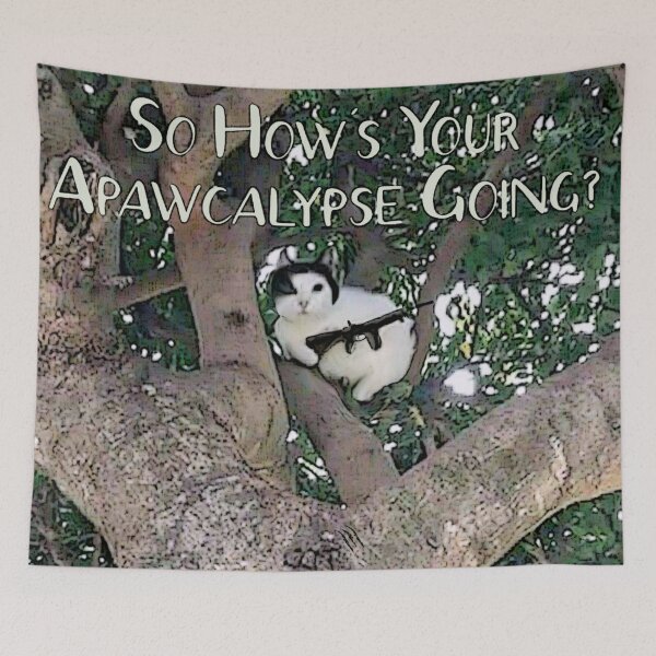 Item preview, Apawcalypse Cat designed and sold by Frostyjenson.