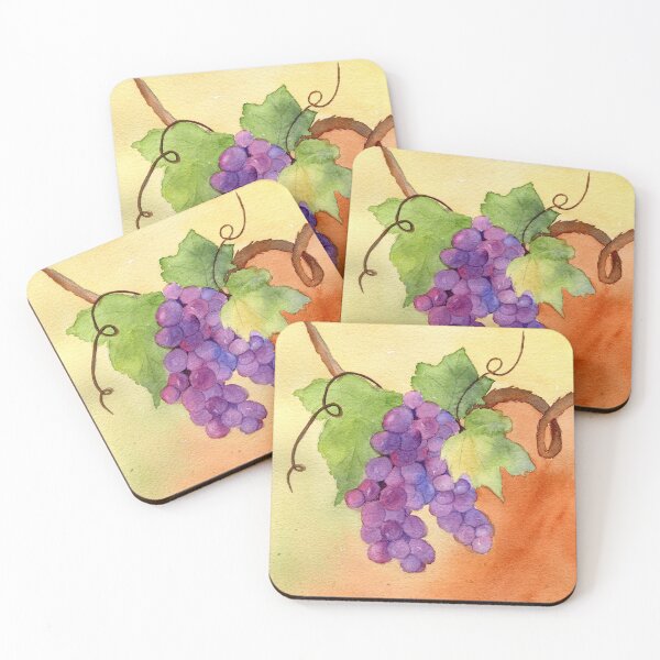 Item preview, Grapes designed and sold by Diane Hall Watercolors.