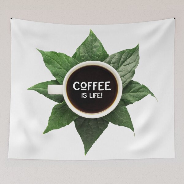 Item preview, Coffee is Life! - Coffee Shop designed and sold by T-shirt-Designs.