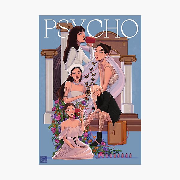Red Velvet Psycho Fanart Photographic Print