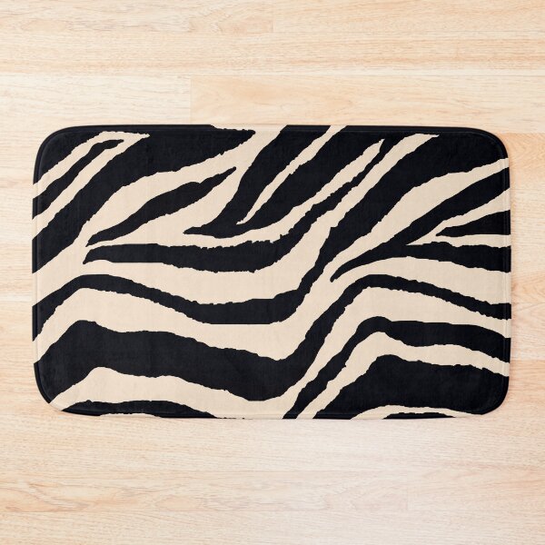 Item preview, Animal Print Zebra Black and Off White designed and sold by Overthetopsm.