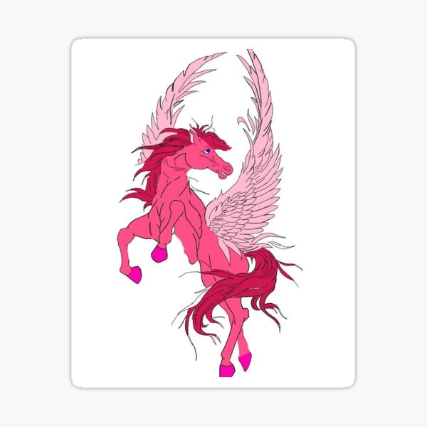 Pink Pegasus Sticker
