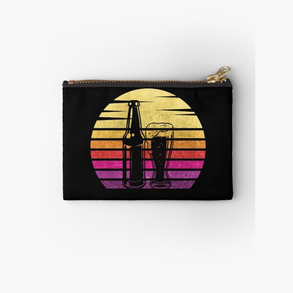 Item preview, Retro Sunset Beer Bottle and Glass designed and sold by Byfab.