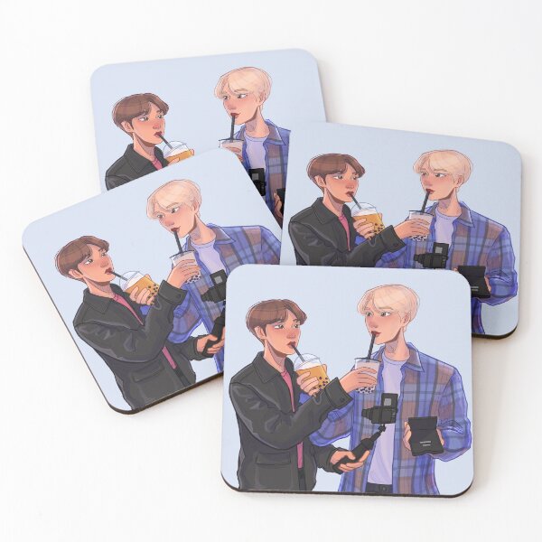 Item preview, Jungwoo and Haechan Boba date designed and sold by daehwisday.