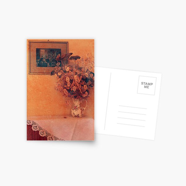 Still life with dry flowers Postcard