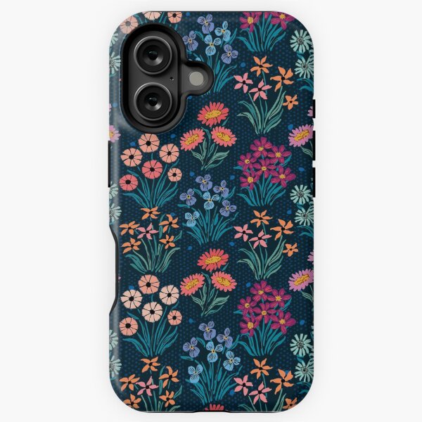 Flower Row iPhone Tough Case