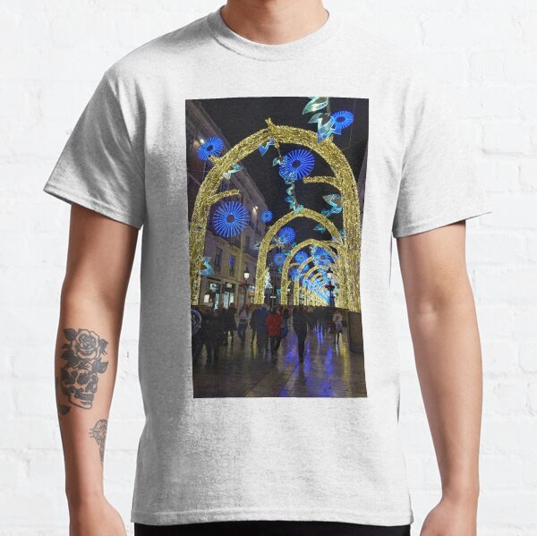 Christmas lights, Malaga 2019 Classic T-Shirt