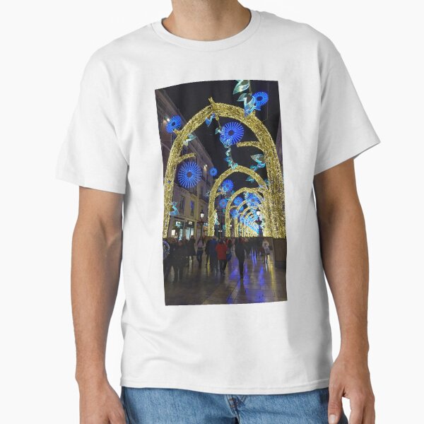 Christmas lights, Malaga 2019 Classic T-Shirt