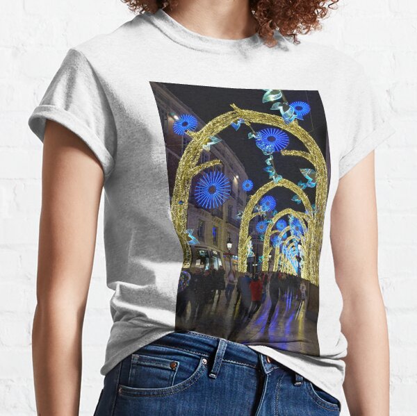 Christmas lights, Malaga 2019 Classic T-Shirt