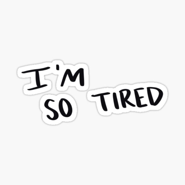 Tired Mood Sticker by Penti