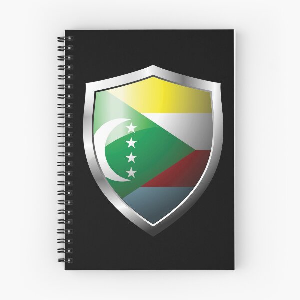 Item preview, Strong Comoros Flag Shield Country designed and sold by HelloFromAja.