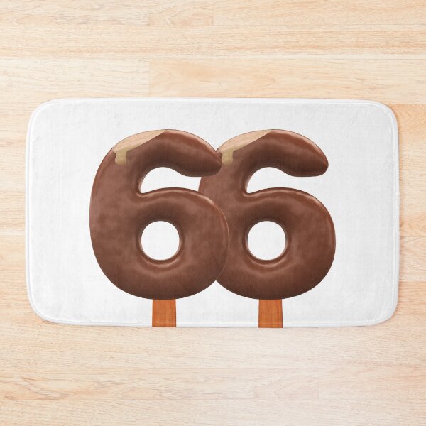 Item preview, 66 Ice Cream Sixty Six Number 3d Chocolate designed and sold by HelloFromAja.