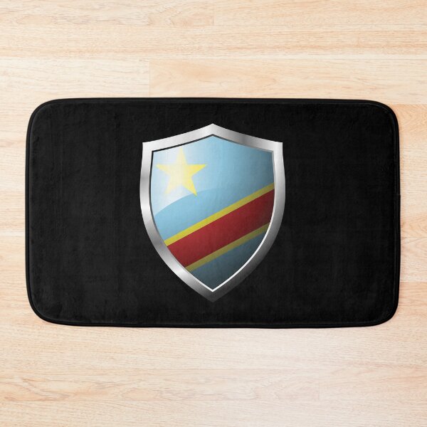 Item preview, Strong Congo Flag Shield Country designed and sold by HelloFromAja.
