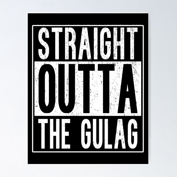 Vista previa del artículo con la obra «Directamente de El Gulag», diseñado y vendido por LikeMindDesigns.