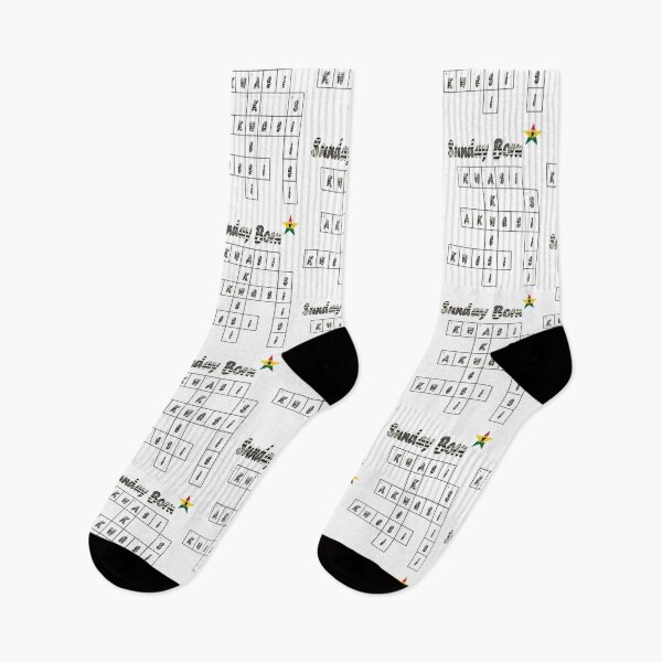 Item preview, Sunday Born Ghanaian Male Names in black and white designed and sold by WhoWeAre.