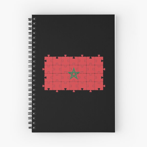 Item preview, Autism Heart Jigsaw Puzzle of Moroccan Flag  designed and sold by Chakibalami.