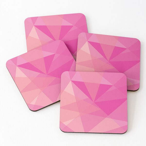 Item preview, Geometric Mosaic Triangles (pink) designed and sold by Design Minds Boutique.