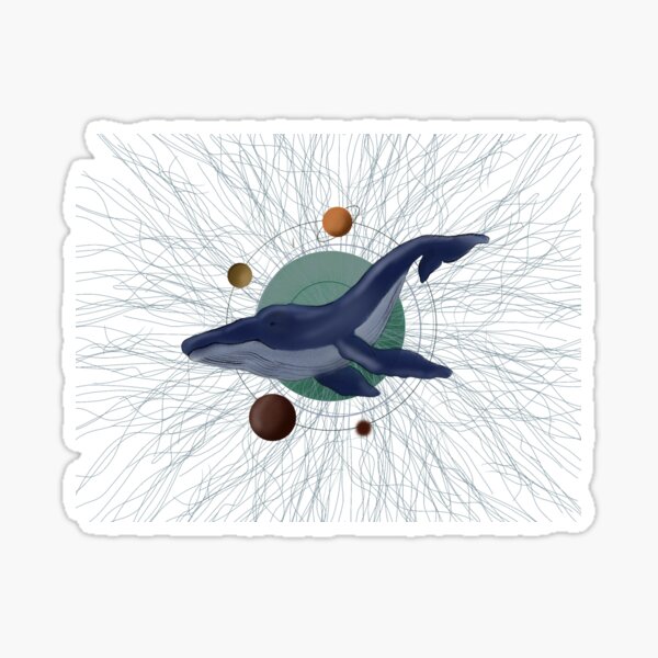 Blue whale Sticker