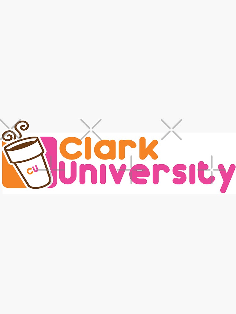 Thumbnail 3 of 3, Sticker, Clark University Runs On Coffee designed and sold by Mell0c.