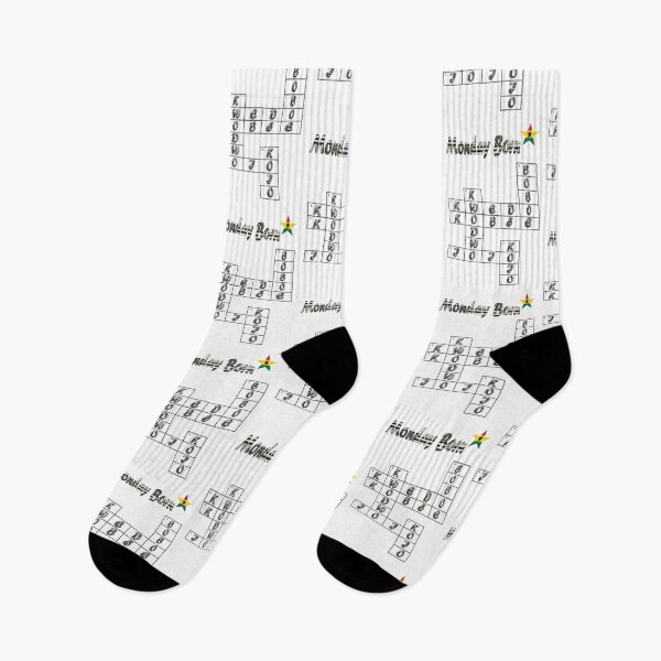 Item preview, Monday Born Ghanaian Male Names in black and white designed and sold by WhoWeAre.